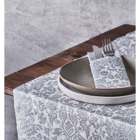 Nappe Rouleau en Airlaid 0,4x48m "Versailles" Gris 50g/m² P30cm (1 Uté)