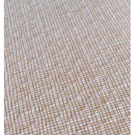 Nappe en papier 1,2x1,2m "Entre Lignes" Marron 40g/m² (300 Utés)