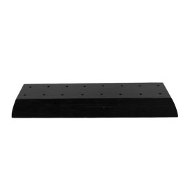 Support en Bambou Noir pour Piques 20x6x2cm (48 Utés)