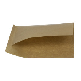 Sachet Ouverture Latérale Hot Dog 20x13/10cm Naturel (5000 Unités)