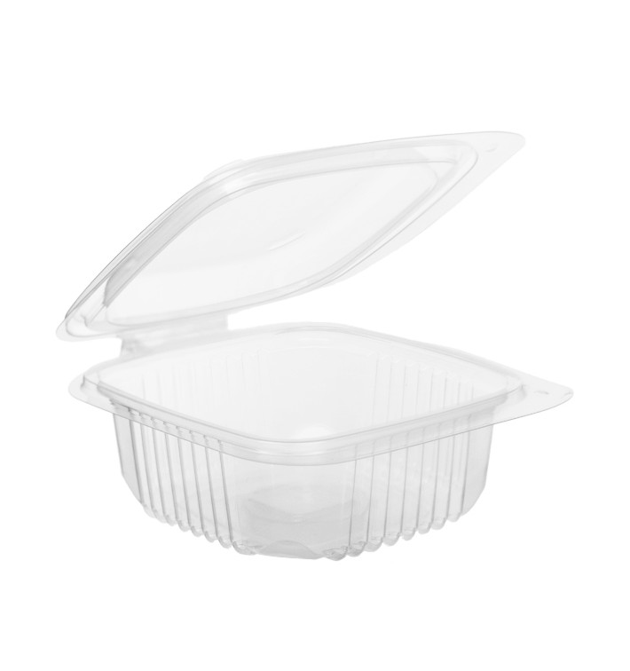 Boîte avec charnière PP Transparent 250ml 123x114mm (900 Utés)