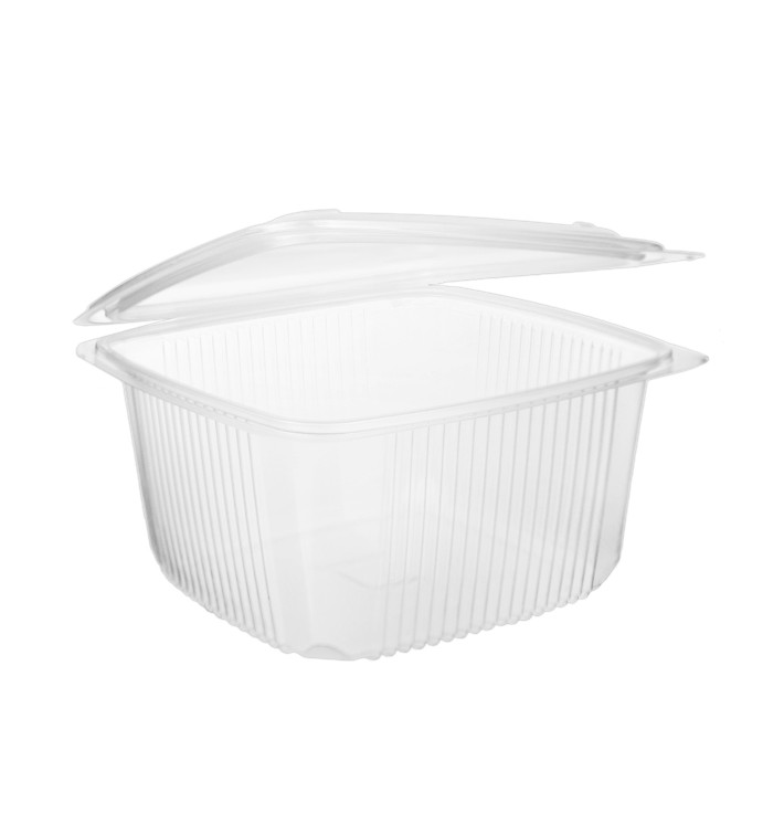 Boîte avec charnière PP Transparent 1800ml 190x185mm (300 Utés)