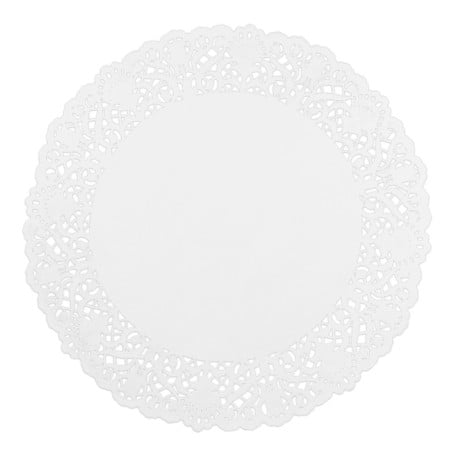 Dentelle en papier blanc Ø30cm (250 Unités)