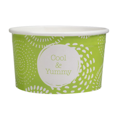 Pot à glace en carton 3oz/100 ml Cool&Yummy (2.600 Unités)