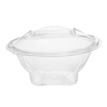 Saladier Rond avec charnière APET Transparent 750ml Ø172mm (200 Utés)