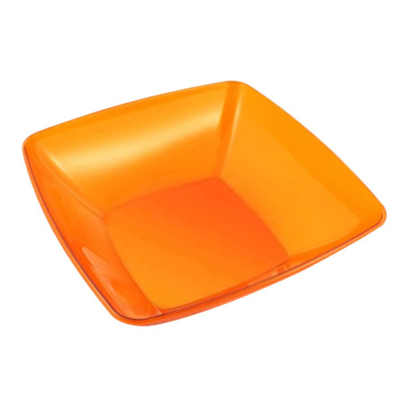 Bol PS Cristal Dur Orange 3500ml 28x28cm (20 Utés)