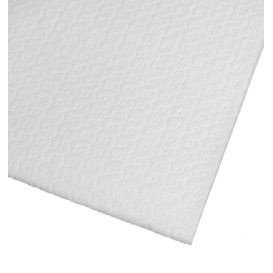 Serviette Air Laid Salon de Coiffure Blanc 40x80cm 50g/m² (25 Utés)