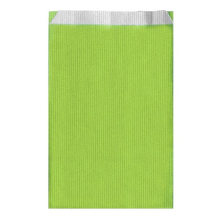 Sac Papier Vert Anis 19+8x35cm (750 Utés)