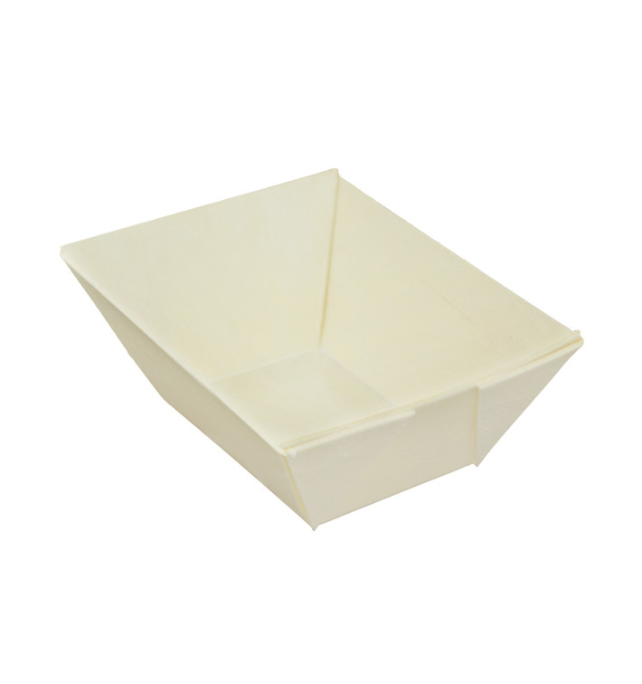 Barquette en Bois 90ml 8,7x6,3cm (432 Uds)