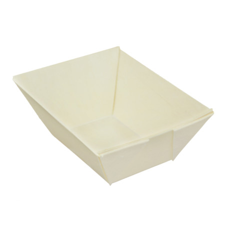 Barquette en Bois 90ml 8,5x6,5cm (432 Uds)