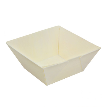 Verrine Dégustation Losange Bois 290ml 10,5x10,5x4,5cm (432 Utés)