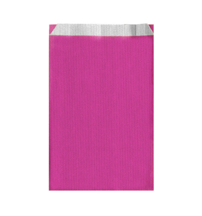 Sac Papier Fuchsia 12+5x18cm 