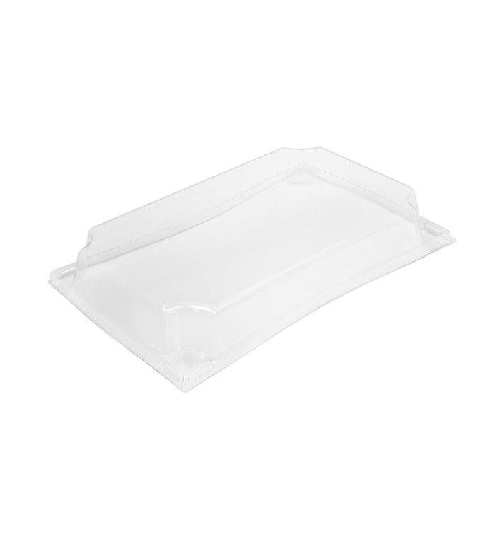 Couvercle en Plastique PET Emballage 500ml 20,8x13,1x3,2cm (12 Utés)