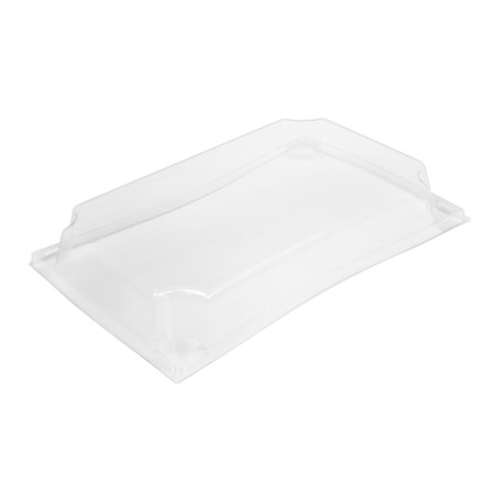 Couvercle en Plastique PET Emballage 500ml 20x12,5cm (12 Utés)