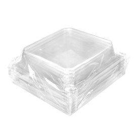 Couvercle en Plastique PET Emballage 480ml 14x12,5cm (144 Utés)