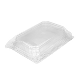 Couvercle en Plastique PET Emballage 500ml 20x12,5cm (12 Utés)