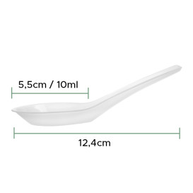 Cuillère Dégustation PP Transparent 12,4cm (25 Utés)