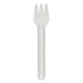 Fourchette en Canne à Sucre Blanc 16cm (1.000 Utés)