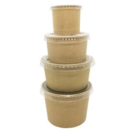 Pot Carton Kraft à Sauce 50ml Ø6,3cm (1.000 Utés)