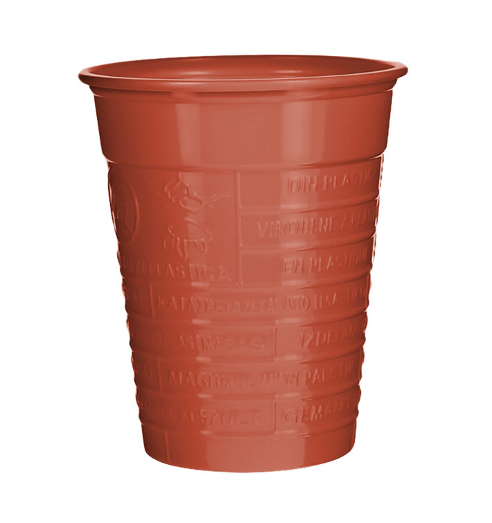 Gobelet Plastique PS Rouge 200ml Ø7cm (1.500 Utés)