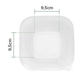 Bol en Plastique PET 1000ml 175x175x60mm (50 Utés)