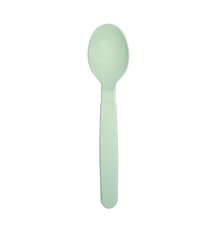 Cuillère Réutilisable Durable PP Verte 18,5cm (180 Uds)