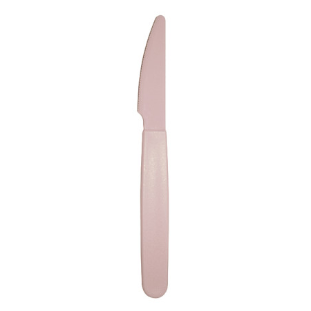 Couteau Réutilisable Durable PP Minéral Rose 18,5cm (180 Utés)