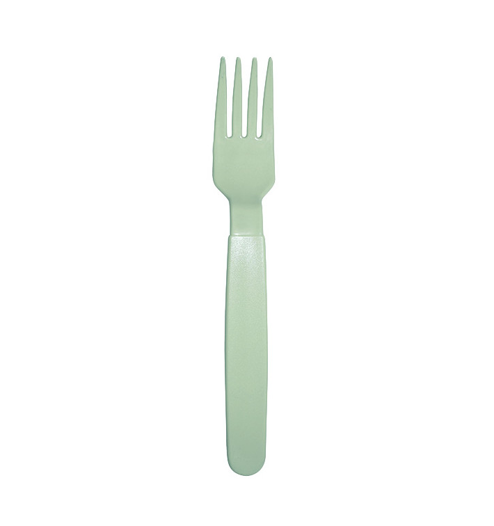 Fourchette Réutilisable Durable PP Vert 18,5cm (180 Uds)