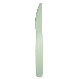 Couteau Réutilisable Durable PP Vert 18,5cm (6 Utés)