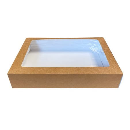 Boîte Kraft avec Fenêtre 45x31x8,2cm (25 Utés)