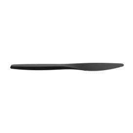 Couteau Plastique Luxury Noir 175mm (2.000 Unités)