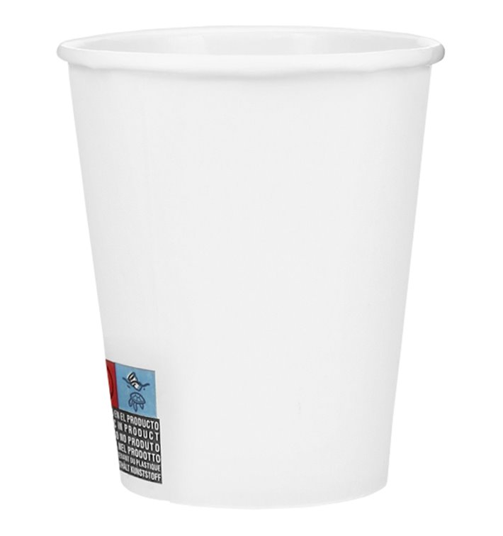 Gobelet Carton Blanc 6Oz/180ml Ø7,0cm (100 Utés)