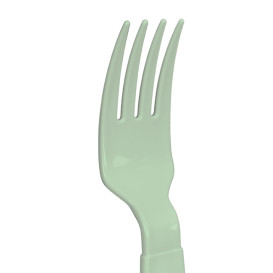 Fourchette Réutilisable Durable PP Minéral Vert 18,5cm (180 Uds)