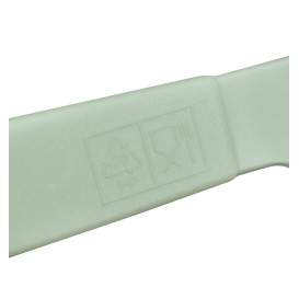 Couteau Réutilisable Durable PP Minéral Vert 18,5cm (180 Utés)