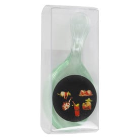 Cuillère Dégustation Plastique Water Green 10,3cm (12 Utés)