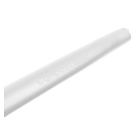 Fourchette Biodégradable Réutilisable CPLA Blanche 17cm (100 Utés)