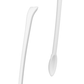 Agitateur Réutilisable en CPLA pour Café Blanc 13cm (2.000 Utés)