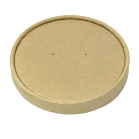 Couvercle en Carton Kraft pour Pot de Ø11,7cm (375 Utés)