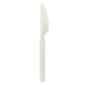 Couteau Réutilisable Durable PP Crème 18,9cm (50 Utés)