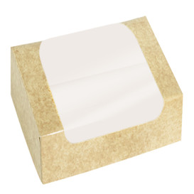 Boîte en Carton Rectangulaire PackiPack Vision Kraft 13x11x8cm (50 utés)