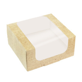 Boîte en Carton Carrée PackiPack Vision Kraft 10x10x8cm (X Utés)