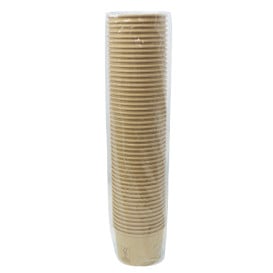 Pot en Carton Kraft-Kraft Dessert 250ml Ø9,0cm (50 Utés)