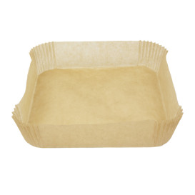 Papier Kraft pour Friteuse sans Huile 40g 17x17x4cm (1.000 Utés)