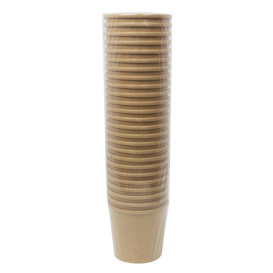 Pot en Carton Kraft-Kraft 350ml Ø9,0cm (25 Utés)