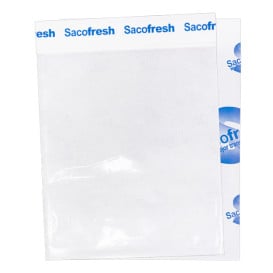 Sac en PE et Papier Fermeture Adhésiv Sacofresh Bleu 30x20cm (100 Utés)
