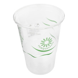 Gobelet Biodégradable PLA Transparent 250ml Ø7,3cm (500 Utés)