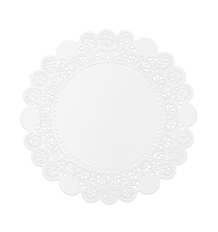 Dentelle en Papier Blanc Ø14cm (250 Utés)