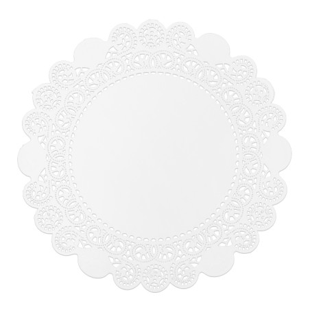 Dentelle en Papier Blanc Ø14cm (250 Utés)