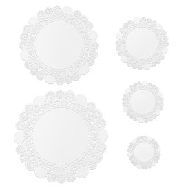 Dentelle en Papier Blanc Ø14cm (250 Utés)