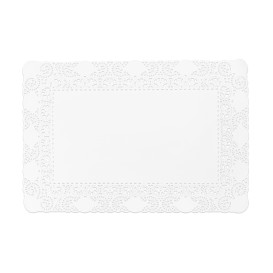 Dentelle Rectangle en Papier 25x37cm (2.000 Utés)